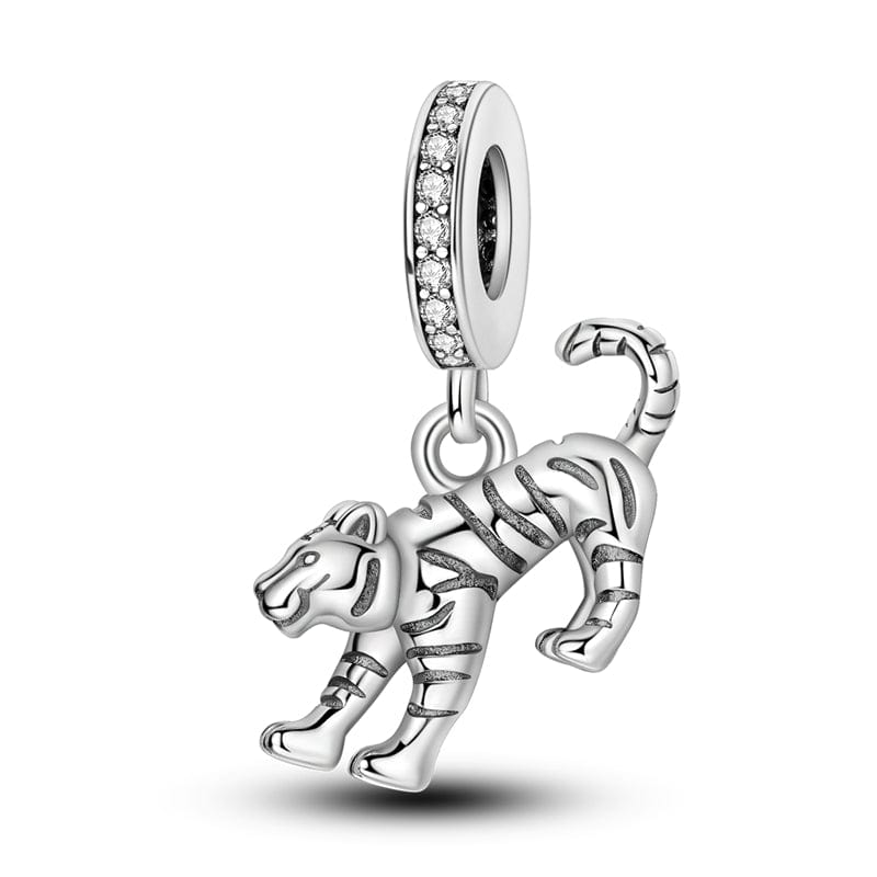 Pangama Jewelry Charm Striped Tiger Dangle Charm