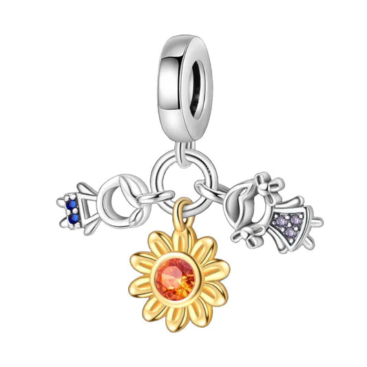 Pangama Jewelry Charm Sun Couple Dangle Charm