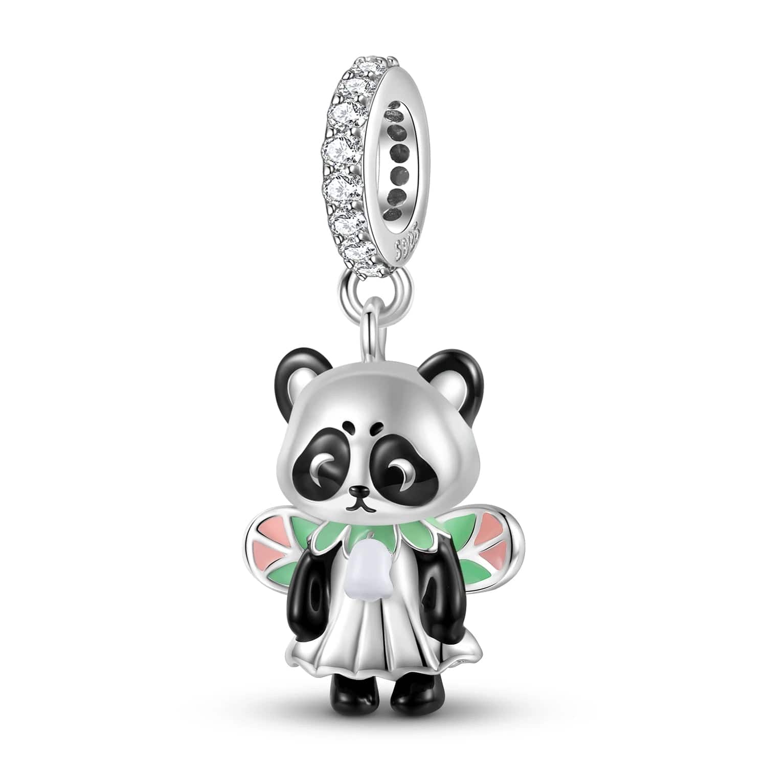 Pangama Jewelry Charm Sweet Panda Fairy Dangle Charm