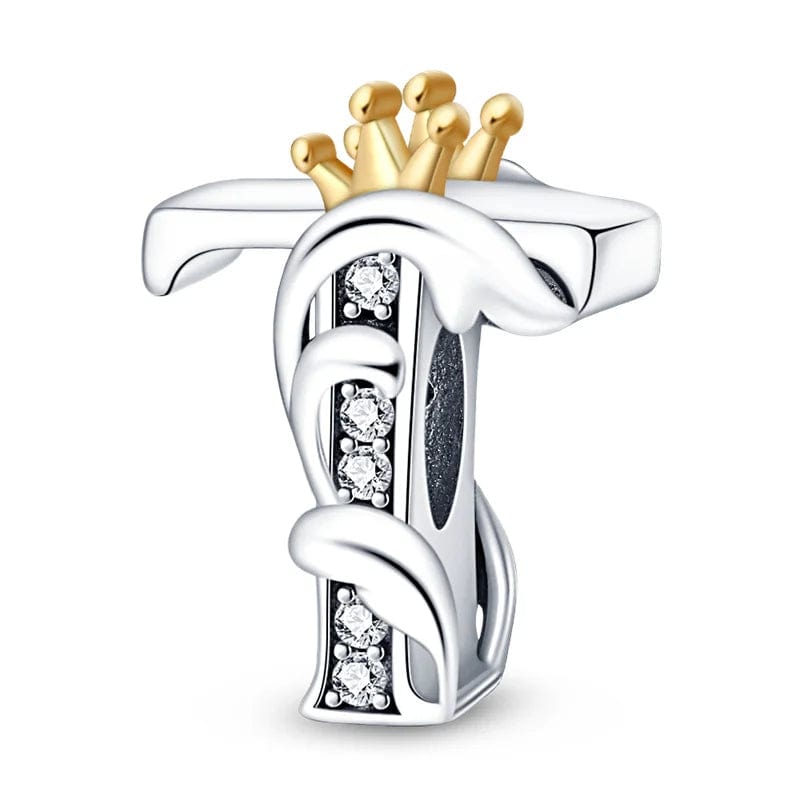 Pangama Jewelry Charm T Letter A~Z Alphabet Charm