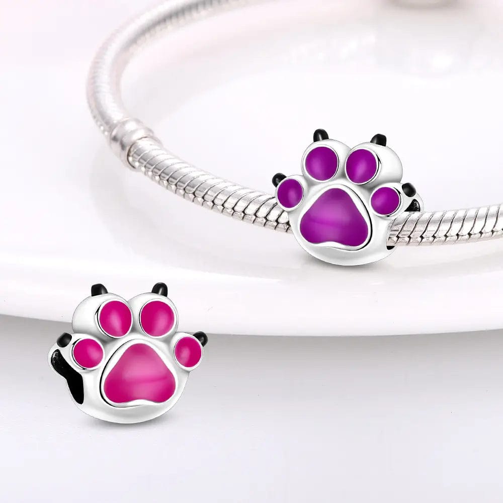 Pangama Jewelry Charm Temperature Changing Color Paw Charm