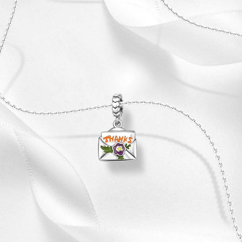 Pangama Jewelry Charm Thanksgiving Gratitude Letter Charm – "Thanks"