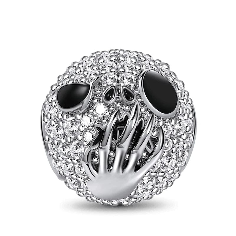 Pangama Jewelry Charm The Nightmare Before Christmas Sparkling Jack Skull Charm