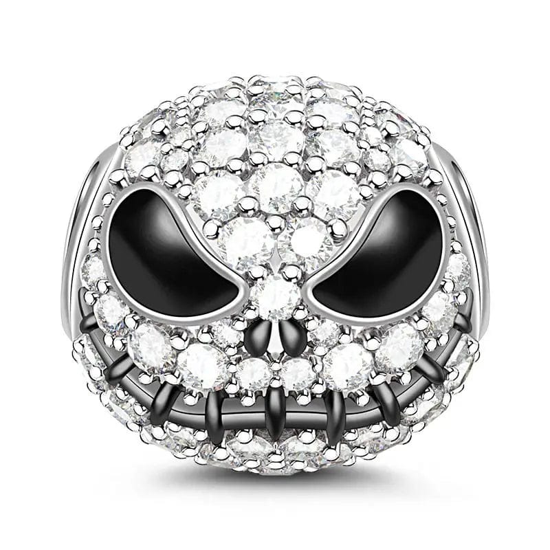 Pangama Jewelry Charm The Nightmare Before Christmas Sparkling Jack Skull Charm