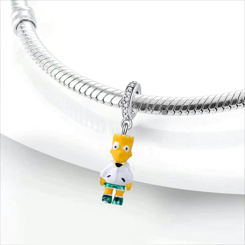 Pangama Jewelry Charm The Simpsons Bart Simpson Dangle Charm