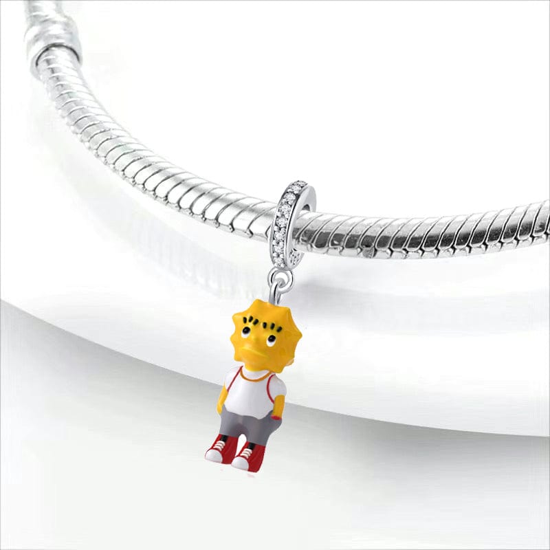 Pangama Jewelry Charm The Simpsons Lisa Simpson Dangle Charm