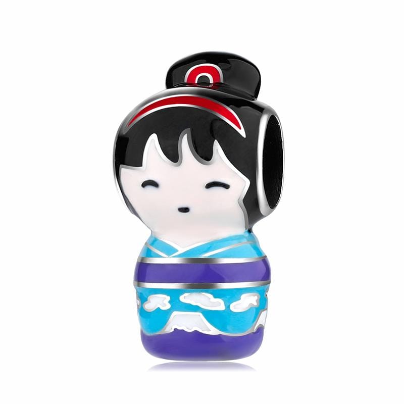 Pangama Jewelry Charm Traditional Kimono Doll Charm