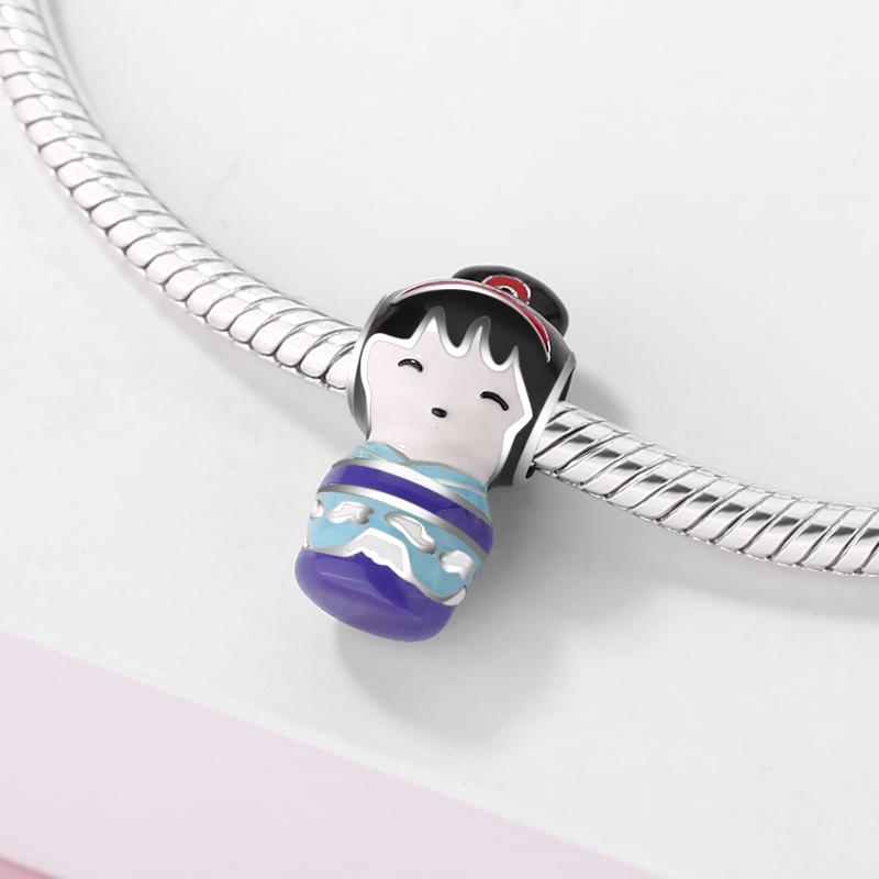 Pangama Jewelry Charm Traditional Kimono Doll Charm