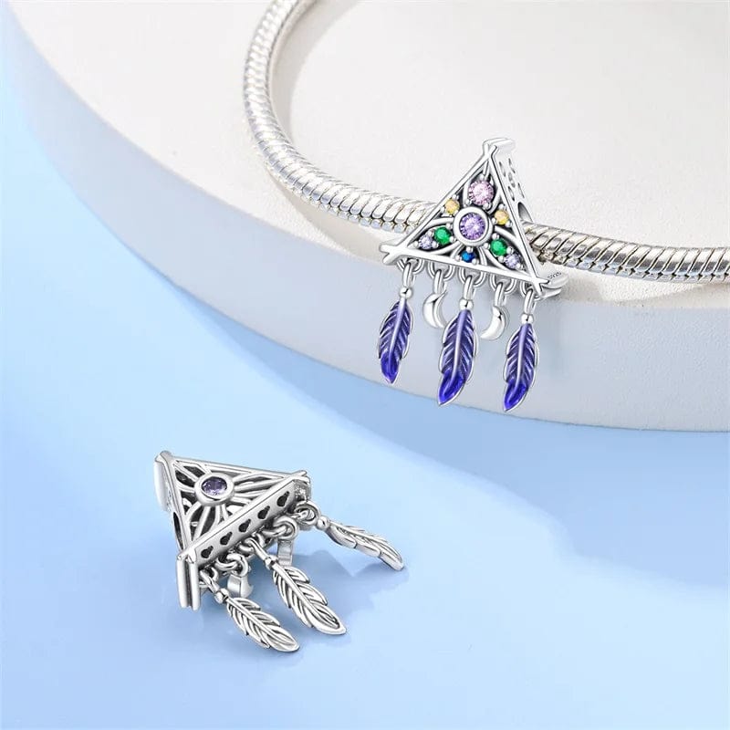 Pangama Jewelry Charm Triangle Dreamcatcher Charm