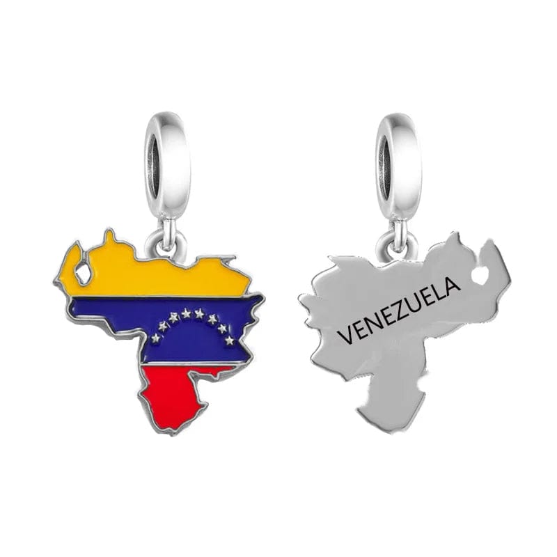 Pangama Jewelry Charm Venezuela Map Dangle Charm