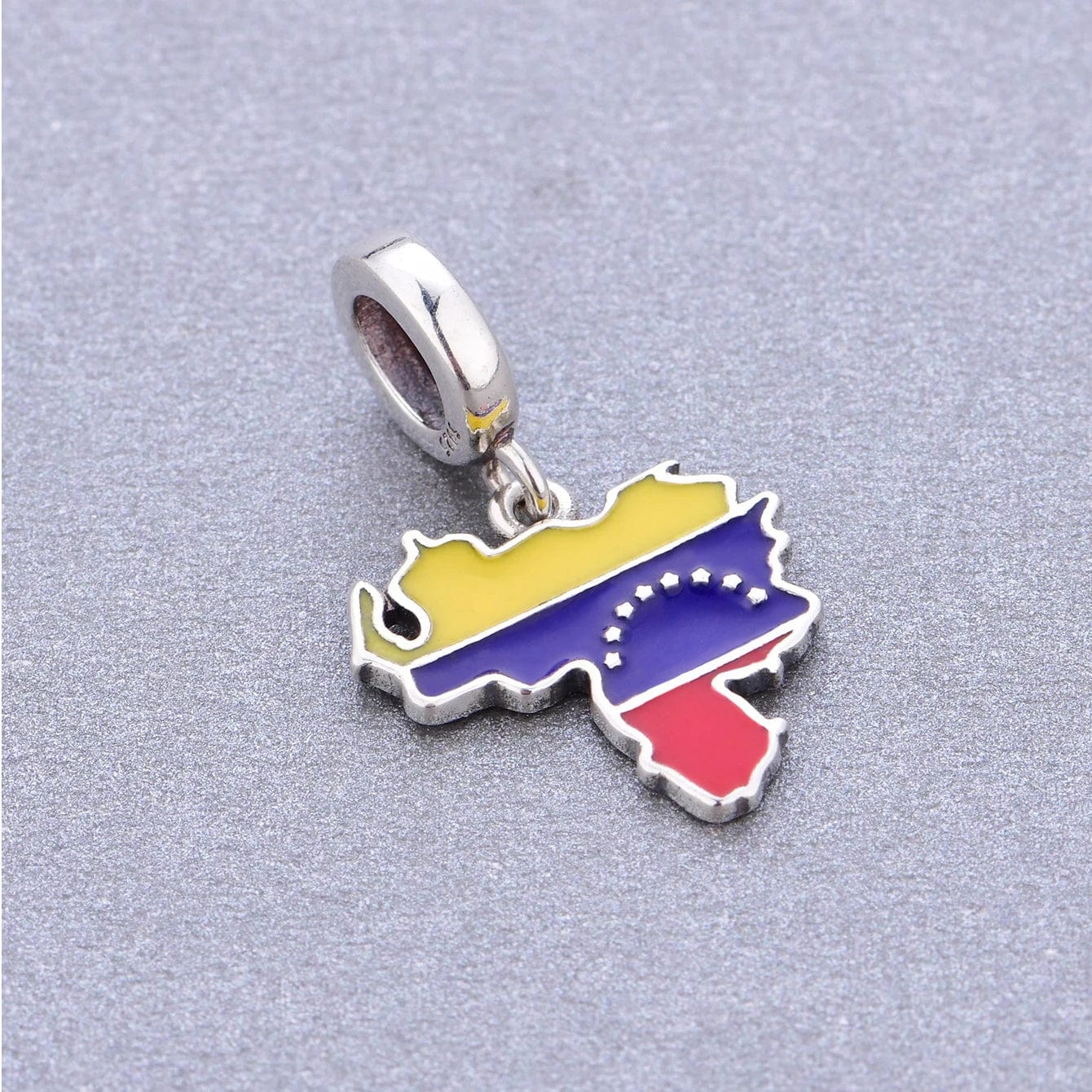 Pangama Jewelry Charm Venezuela Map Dangle Charm