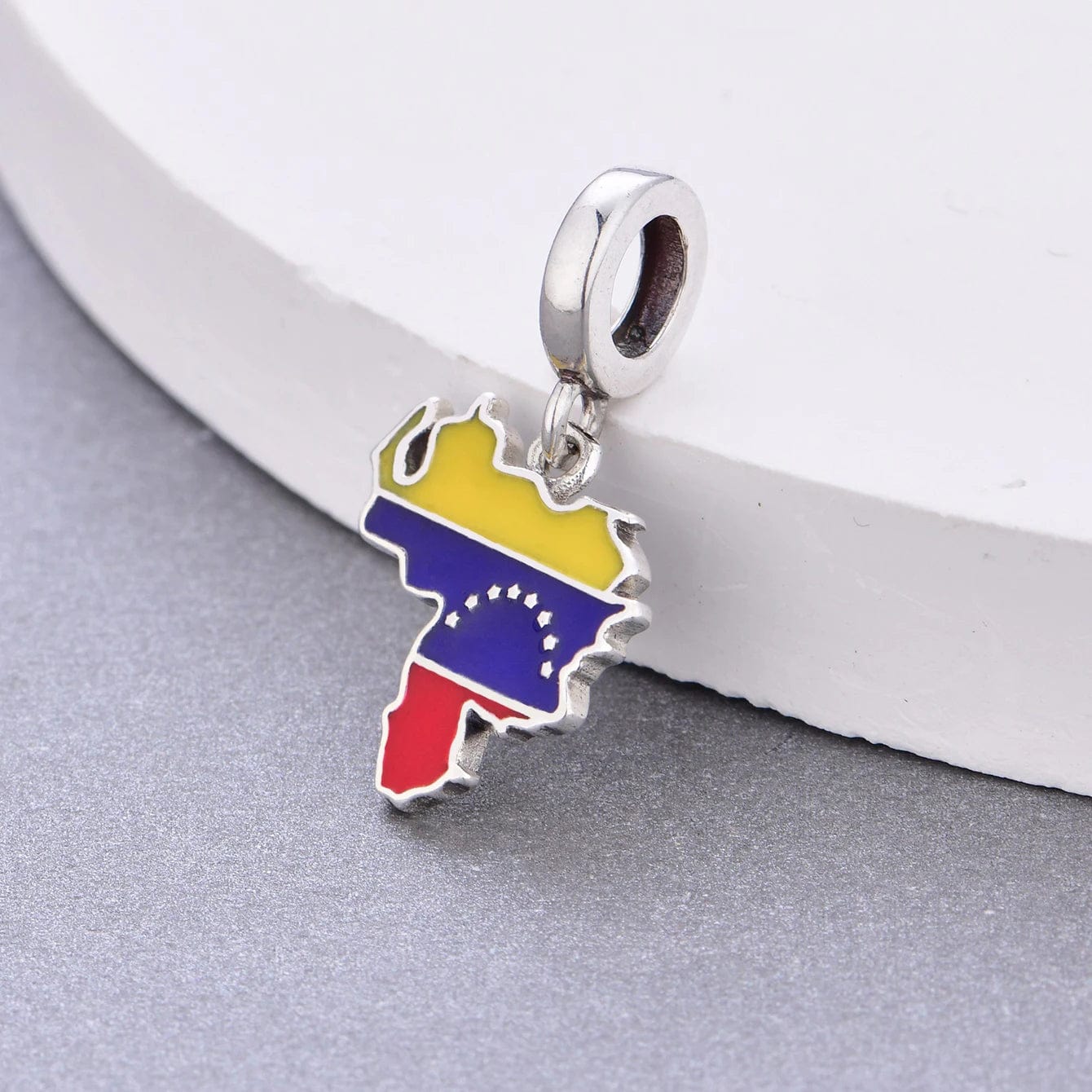 Pangama Jewelry Charm Venezuela Map Dangle Charm