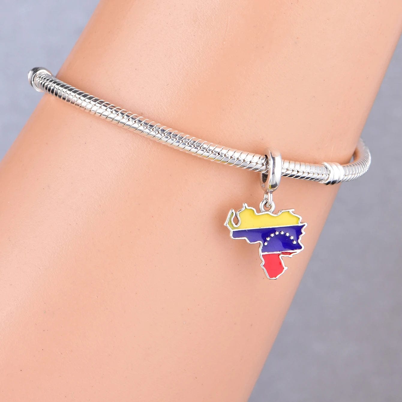 Pangama Jewelry Charm Venezuela Map Dangle Charm