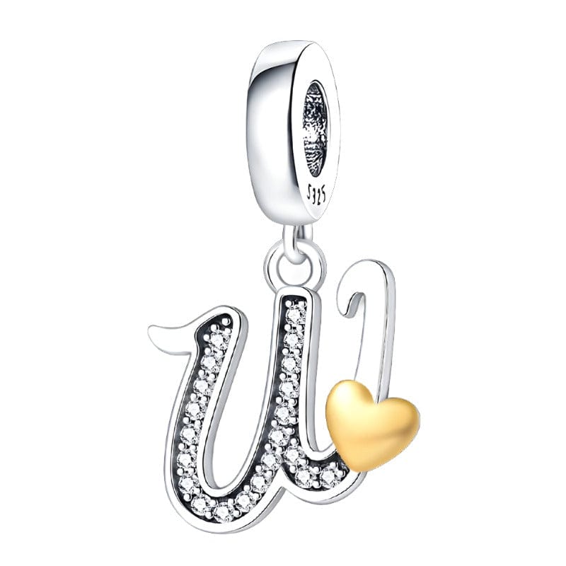 Pangama Jewelry Charm W Letter A~Z Alphabet Charm