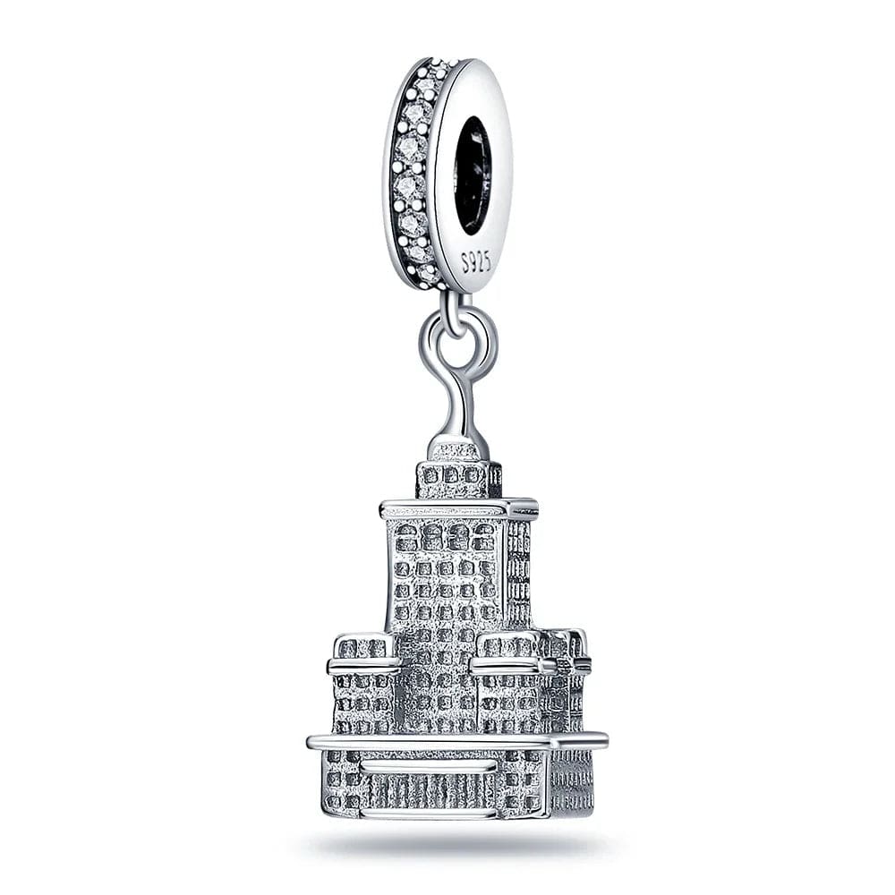 Pangama Jewelry Charm Warsaw Poland Palace of Culture and Science Dangle Charm