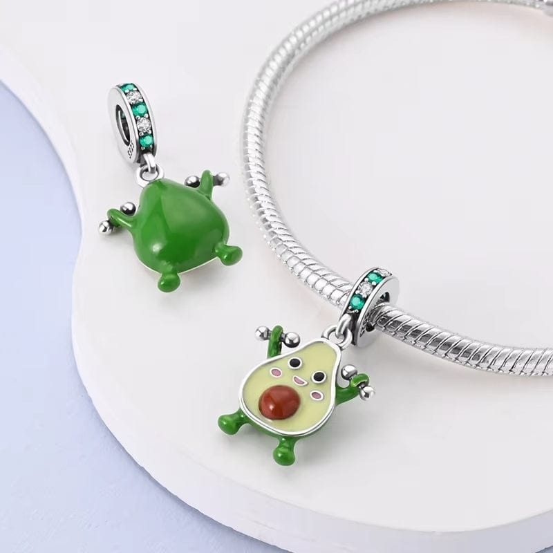 Pangama Jewelry Charm Weight Lifting Gym Fitness Avocado Charm