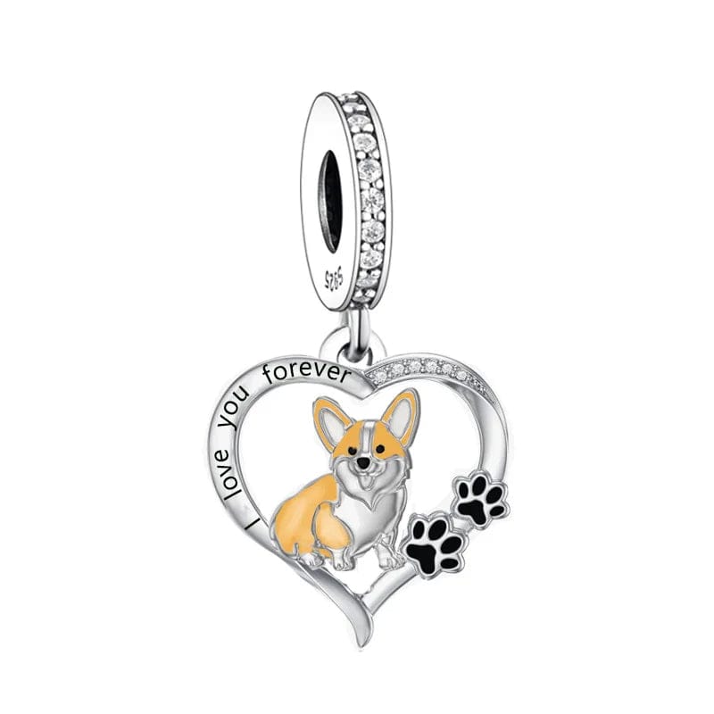 Pangama Jewelry Charm Welsh Corgi Dog Charm