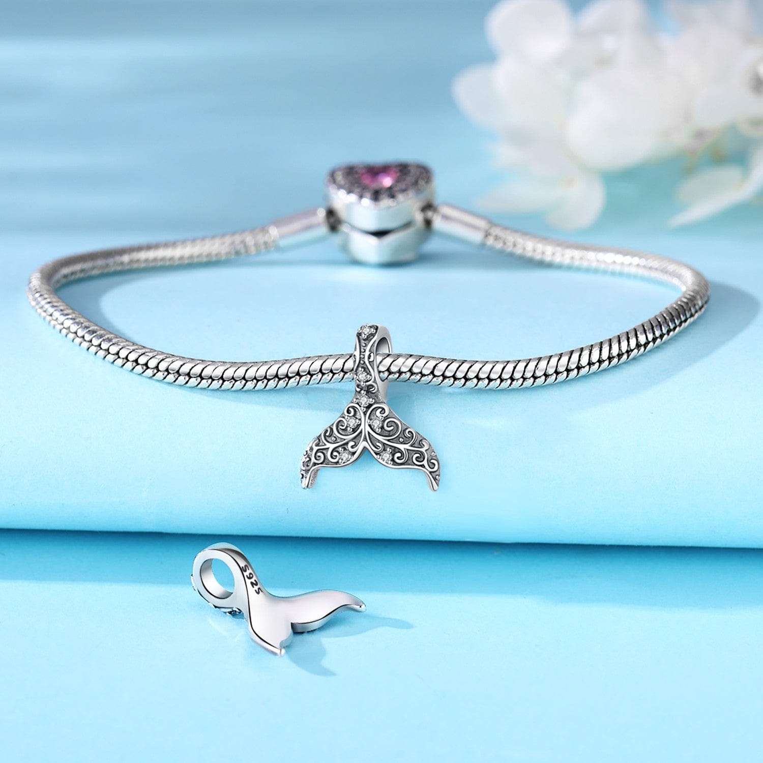 Pangama Jewelry Charm Whale Tail Pendant Charm