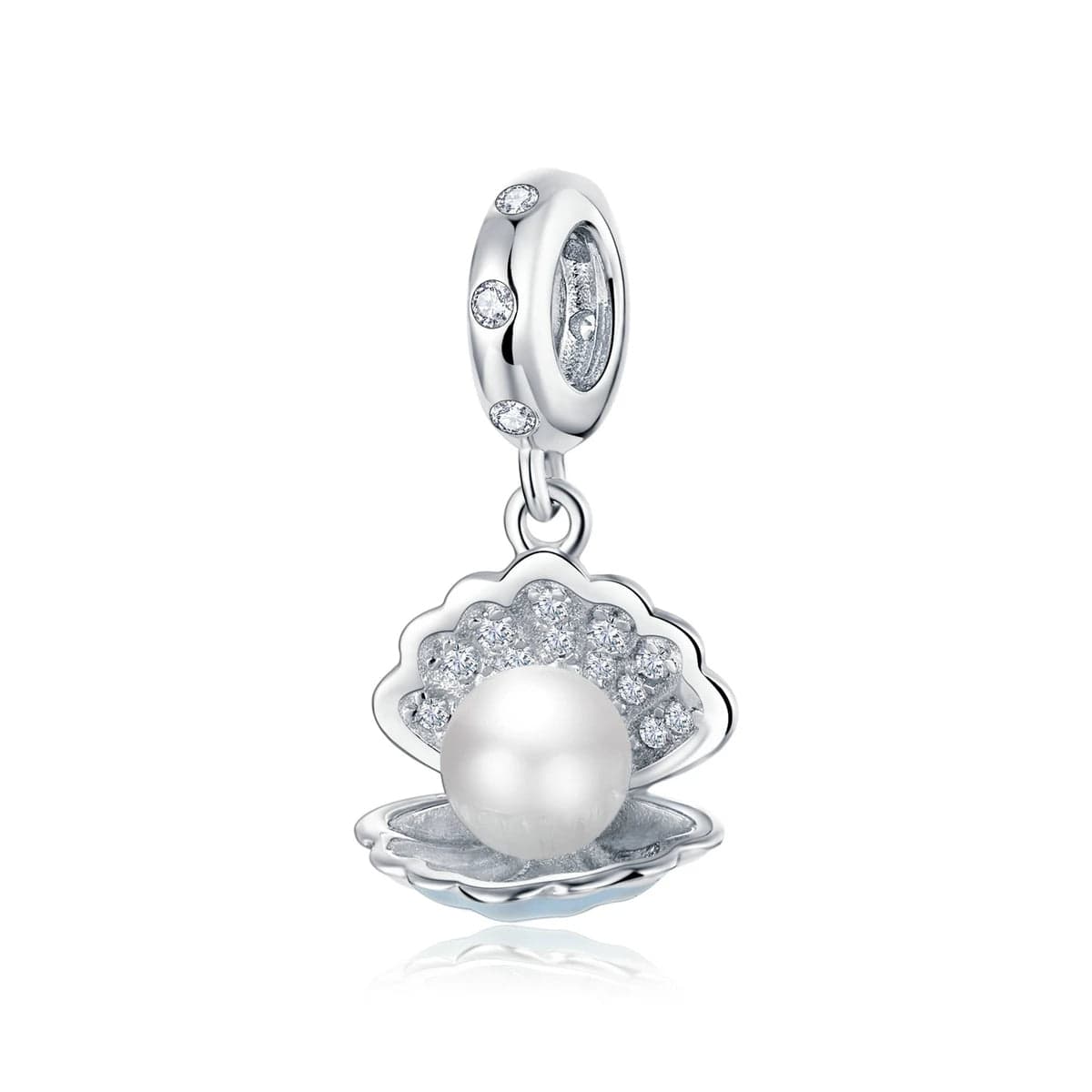 Pangama Jewelry Charm White Pearl Shell Bracelet Charm