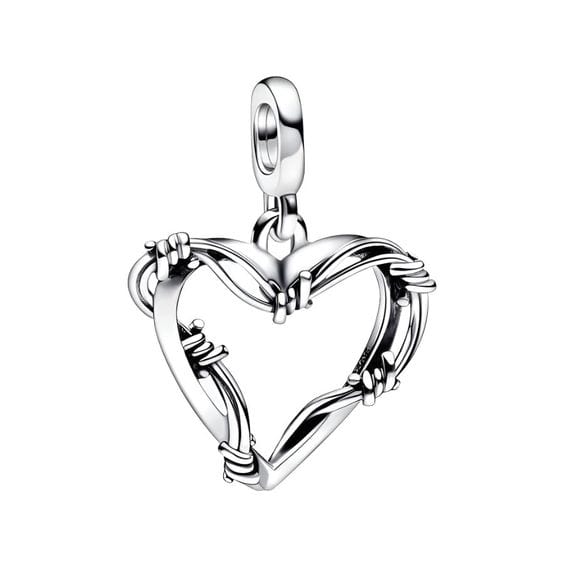 Pangama Jewelry Charm Wire Heart Medallion Charm