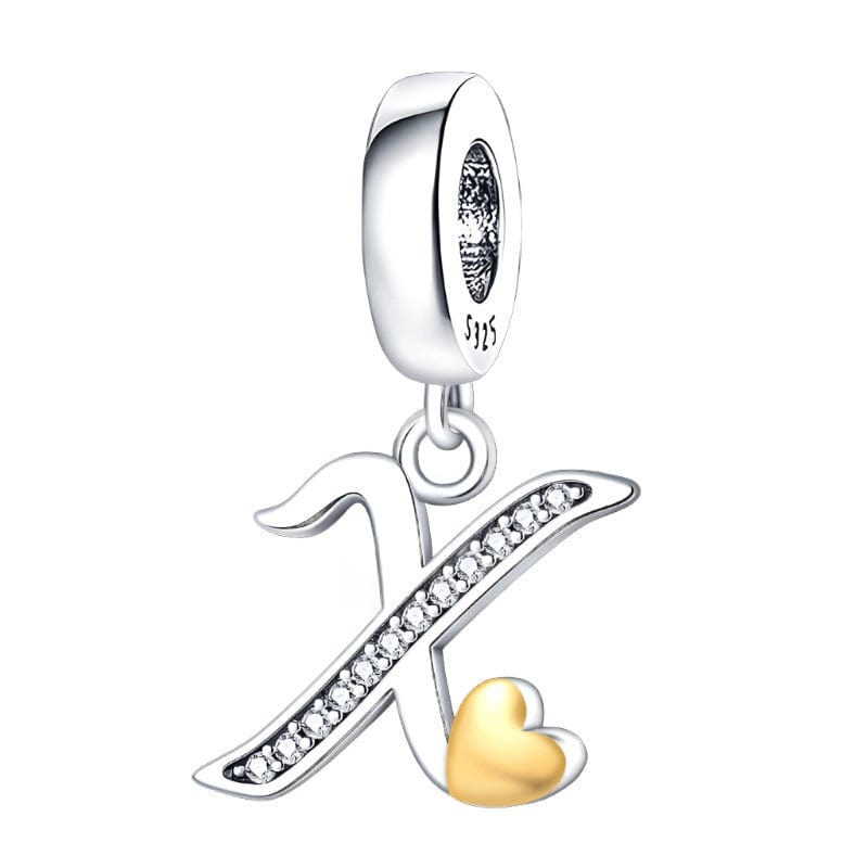 Pangama Jewelry Charm X Letter A~Z Alphabet Charm