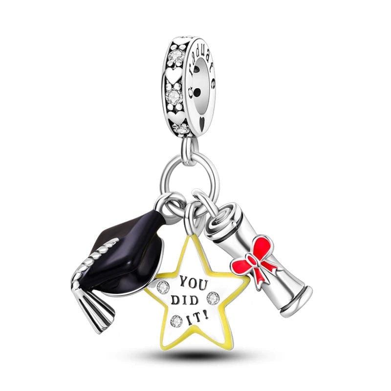 Pangama Jewelry Charm You did it! Graduation Charm