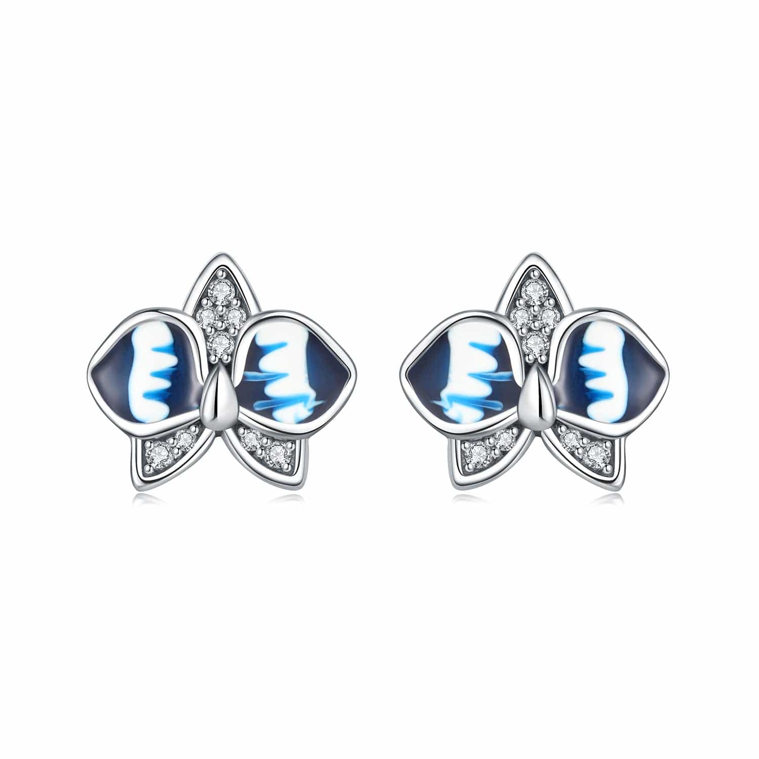 Pangama Jewelry Earrings Blue Radiance Butterfly Studs