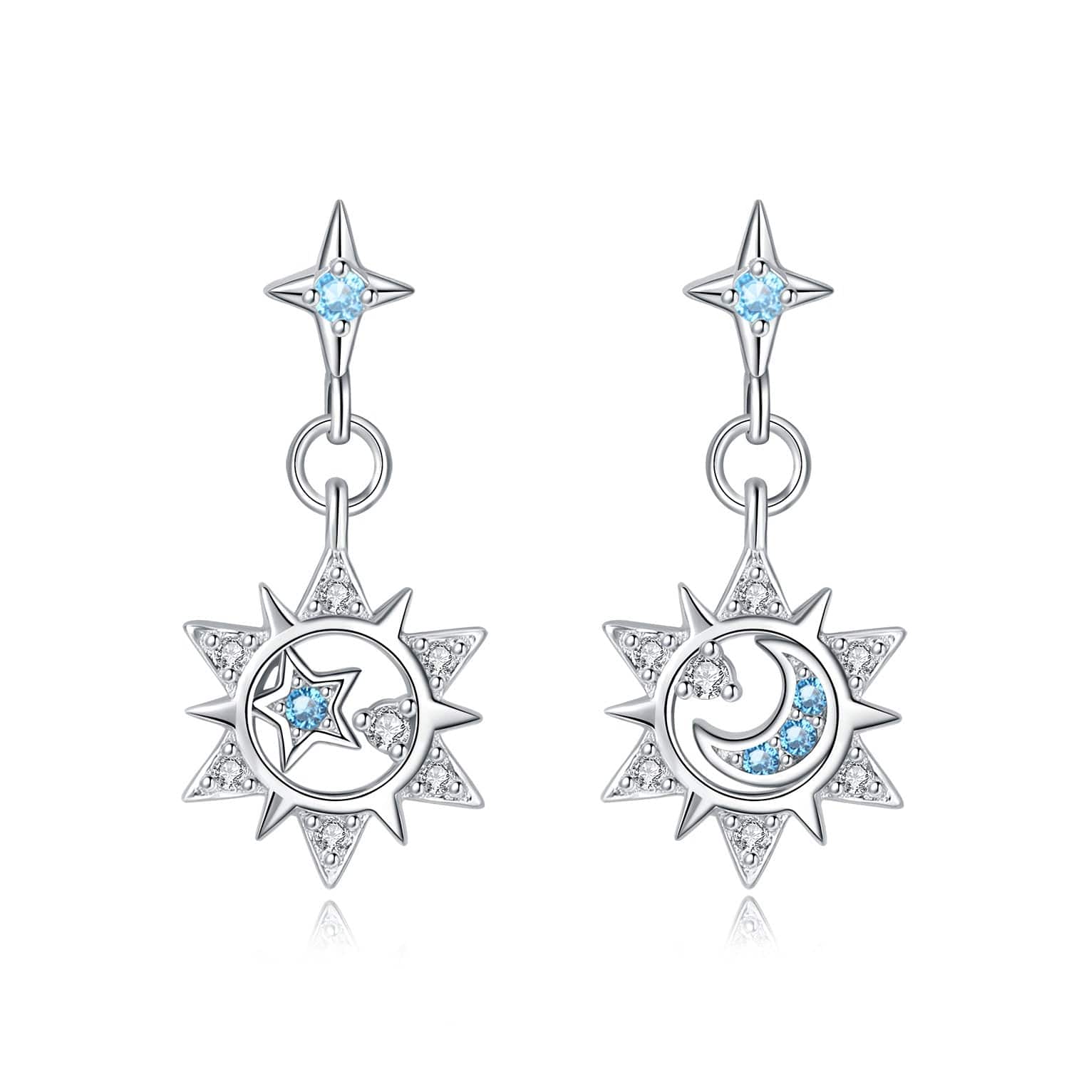 Pangama Jewelry Earrings Celestial Glow Star and Moon Earrings