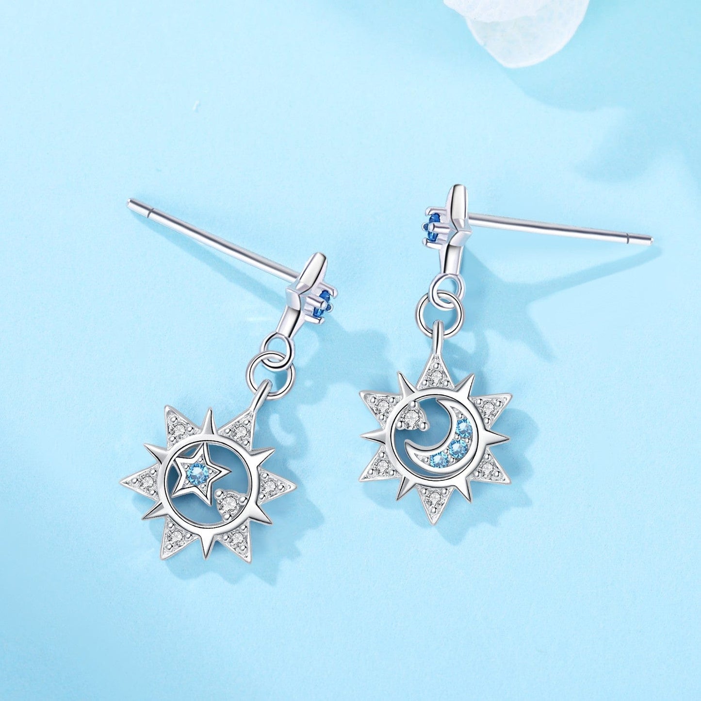 Pangama Jewelry Earrings Celestial Glow Star and Moon Earrings