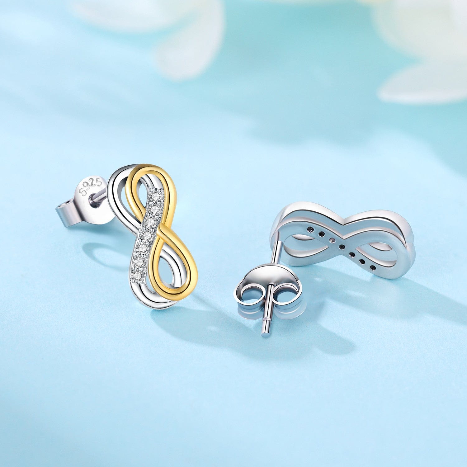 Pangama Jewelry Earrings Eternal Elegance Infinity Studs