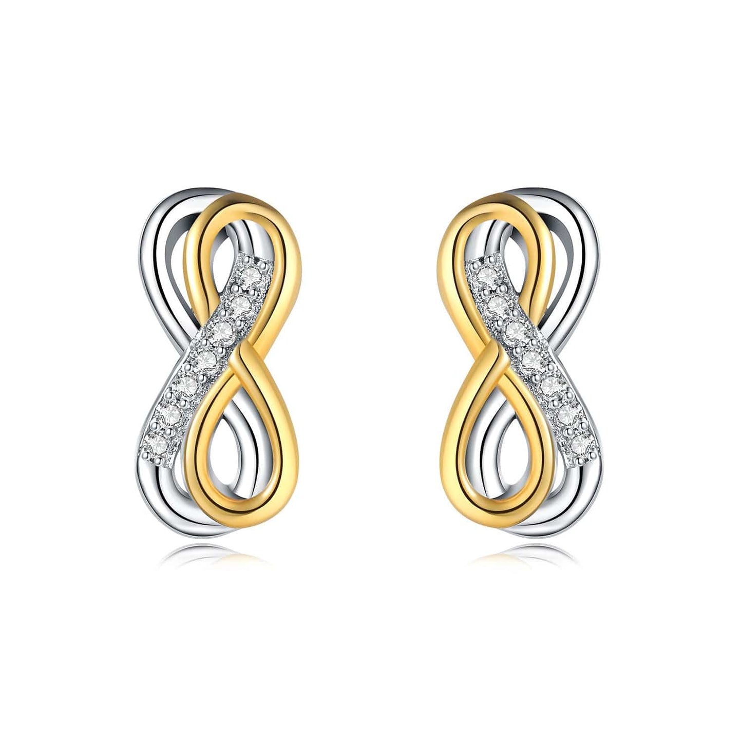 Pangama Jewelry Earrings Eternal Elegance Infinity Studs