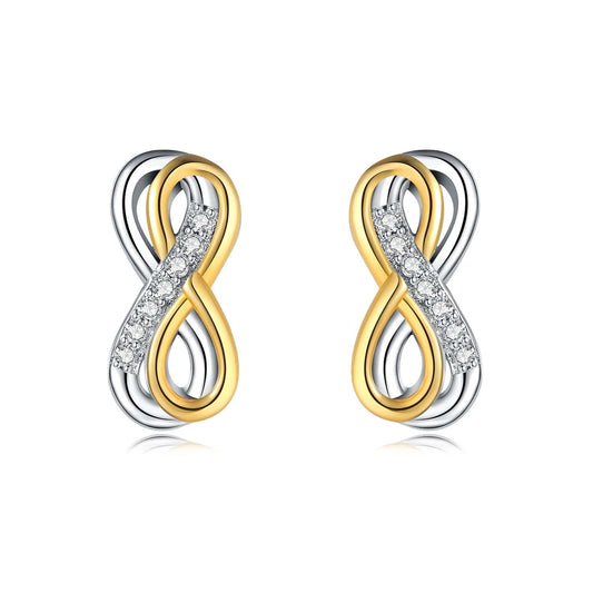 Pangama Jewelry Earrings Eternal Elegance Infinity Studs