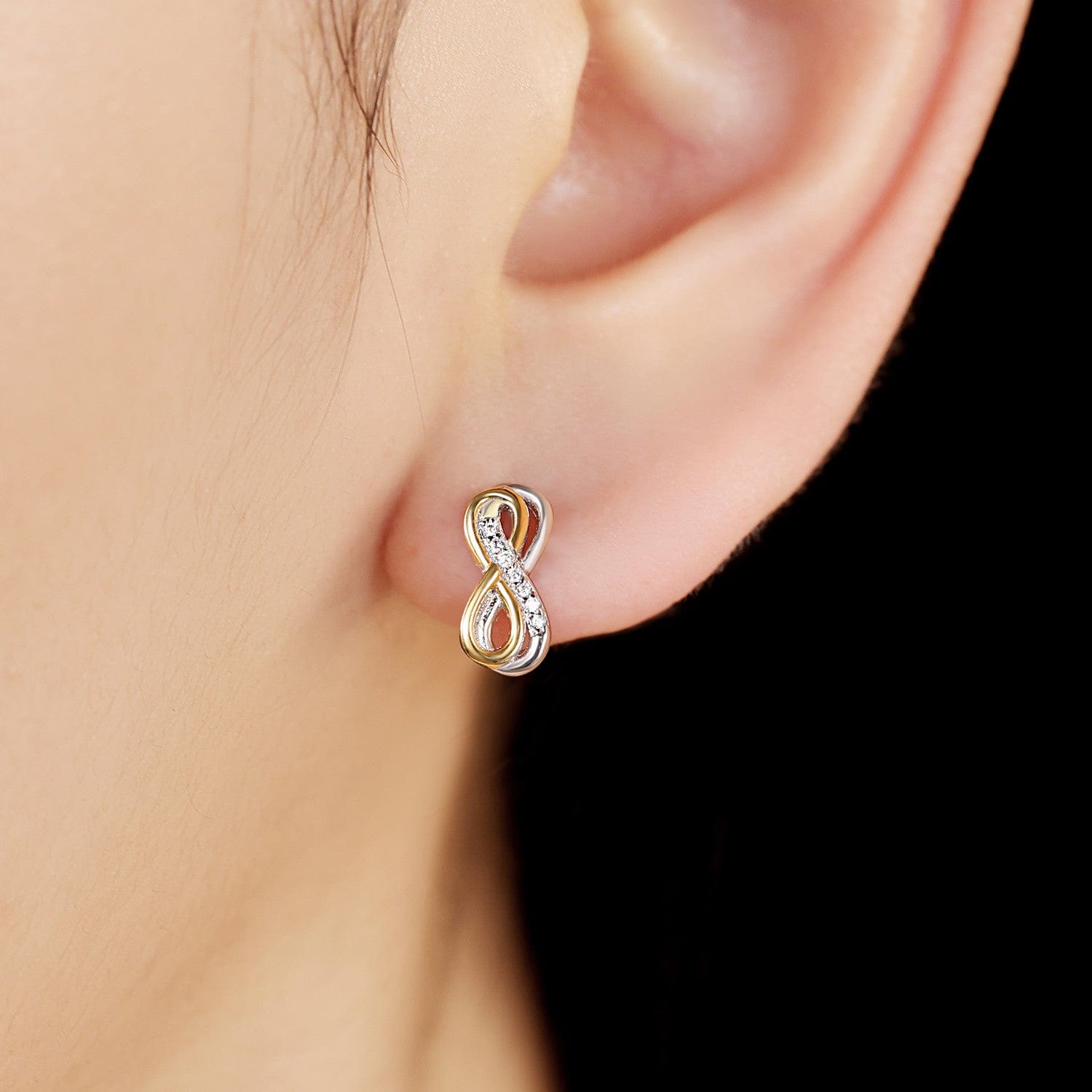 Pangama Jewelry Earrings Eternal Elegance Infinity Studs