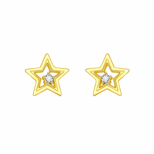 Pangama Jewelry Earrings Golden Starlight Studs