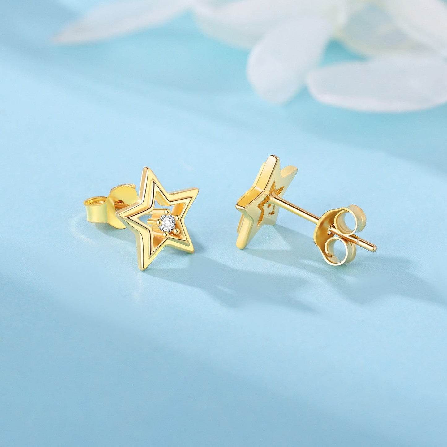 Pangama Jewelry Earrings Golden Starlight Studs