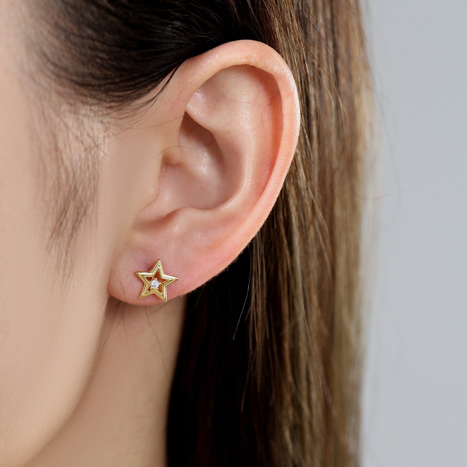 Pangama Jewelry Earrings Golden Starlight Studs