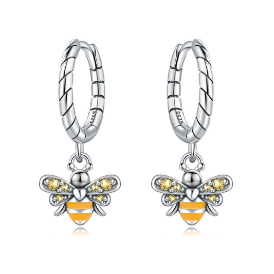 Pangama Jewelry Earrings Honey Bee Delight Hoop Earrings