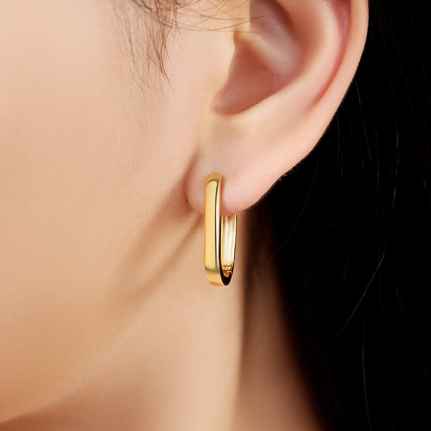 Pangama Jewelry Earrings Minimalist Sleek Hoop Earrings