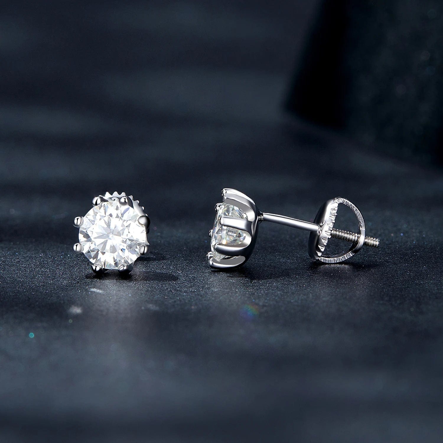 Pangama Jewelry Earrings Pangama Classic Moissanite Stud Earrings