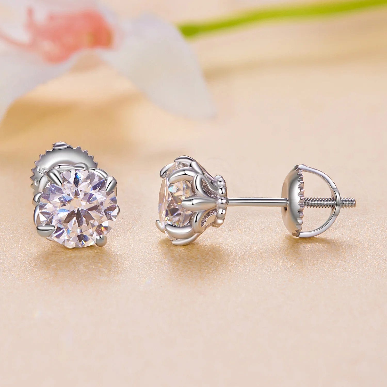 Pangama Jewelry Earrings Pangama Moissanite Stud Earrings