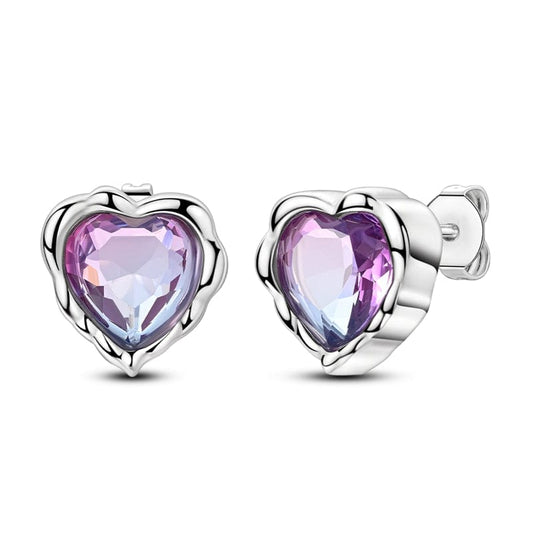 Pangama Jewelry Earrings Radiant Heart Crystal Stud Earrings