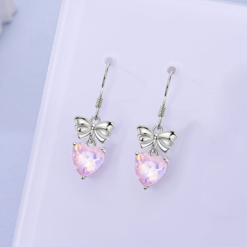 Pangama Jewelry Earrings Sweetheart Bow Dangle Earrings