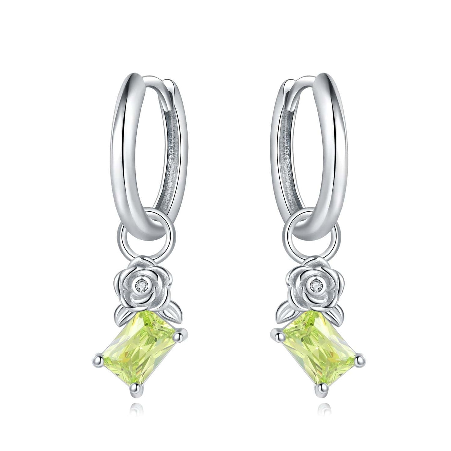 Pangama Jewelry Earrings Verdant Blossom Hoop Earrings