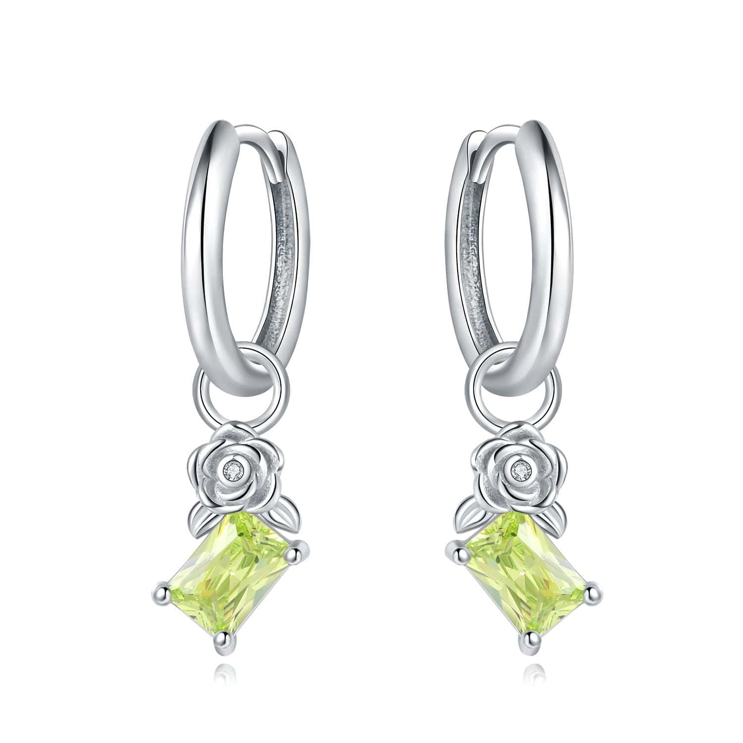 Pangama Jewelry Earrings Verdant Blossom Hoop Earrings