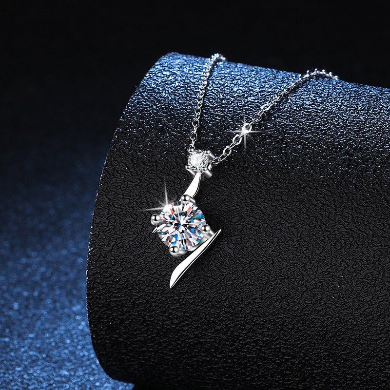 Pangama Jewelry Pangama Radiant Spark Moissanite Necklace