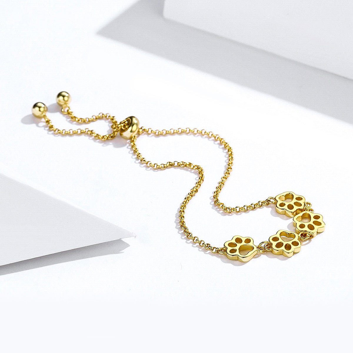 Pangama Jewelry Paw Print Adjustable Bracelet