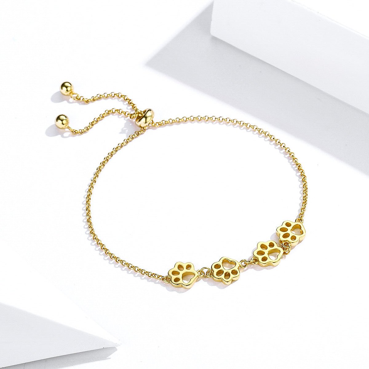 Pangama Jewelry Paw Print Adjustable Bracelet