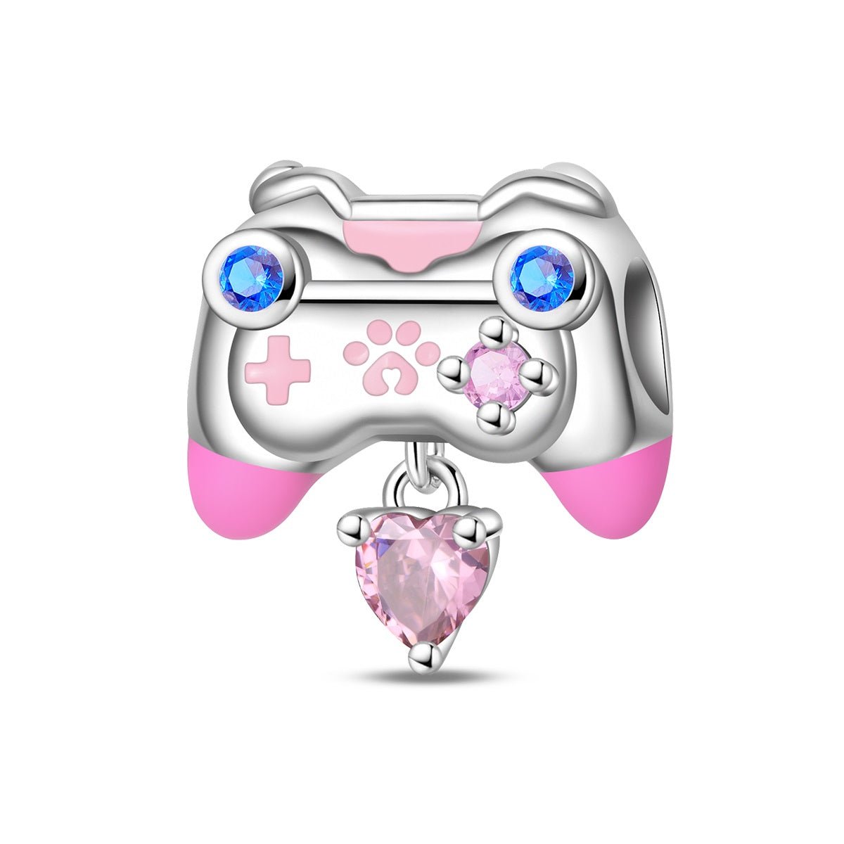 Pangama Jewelry Pink Game Controller Charm