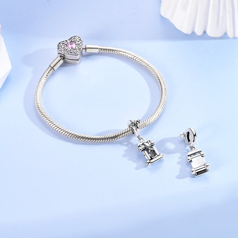 Pangama Jewelry Racing Car Speed Lover Dangle Charm