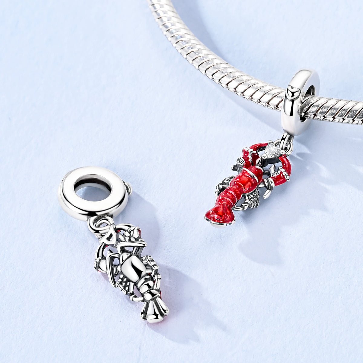 Pangama Jewelry Red Lobster Dangle Charm